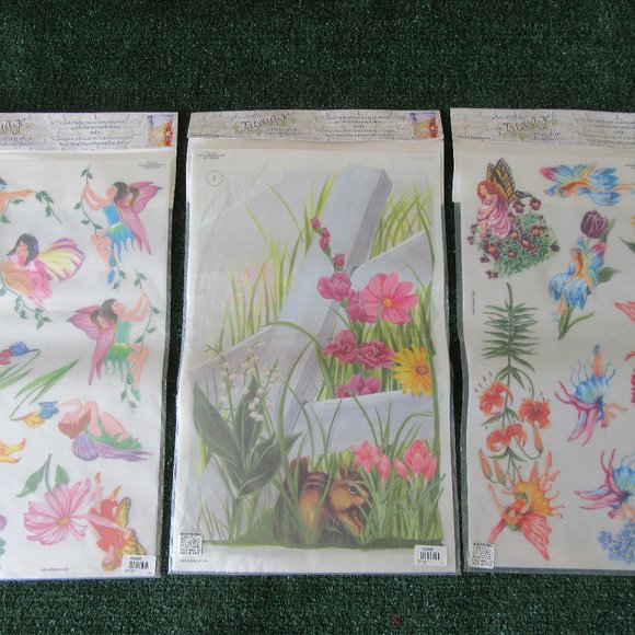 Brand New Decorative Tatouage Transfer Wall Designs Sunshine & Daydreams Fairies